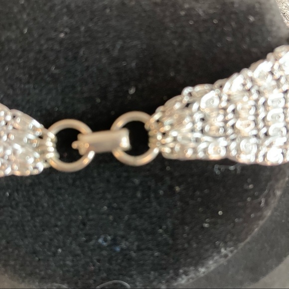 Sarah Coventry 8 strand silver tone necklace and earrings set - Picture 4 of 11